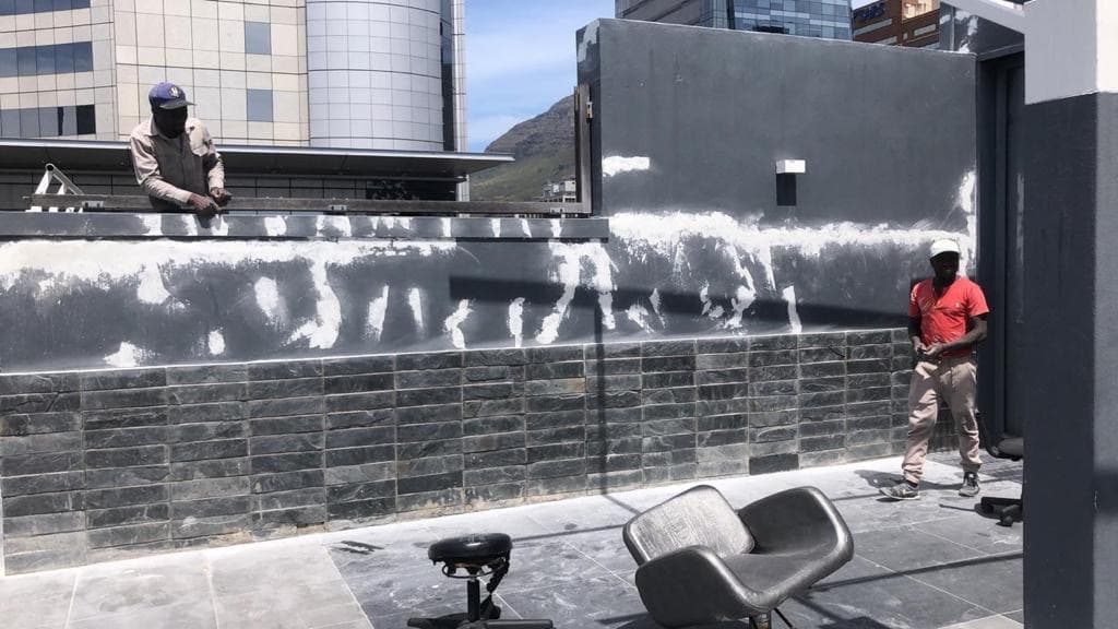 Hotel roof before waterproofing works
