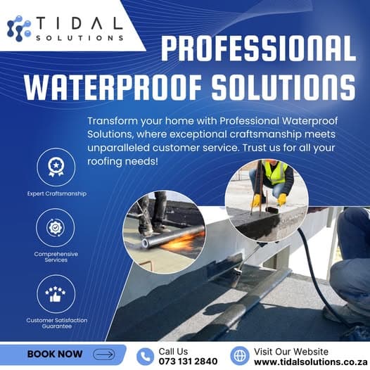 Tidal Solutions professional waterproof solutions promotion